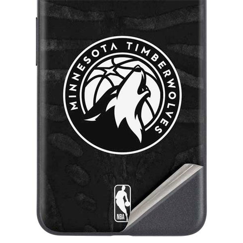 NBA Minnesota Timberwolves Black Animal Print Google Pixel 5a Skin